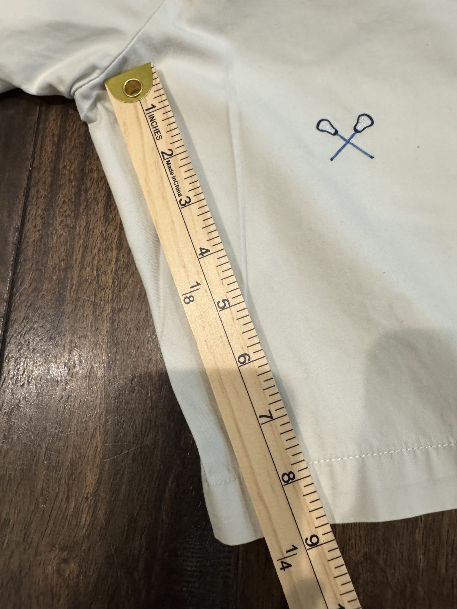 Vineyard Vines White Cotton Embroidered Shorts 30 image 7