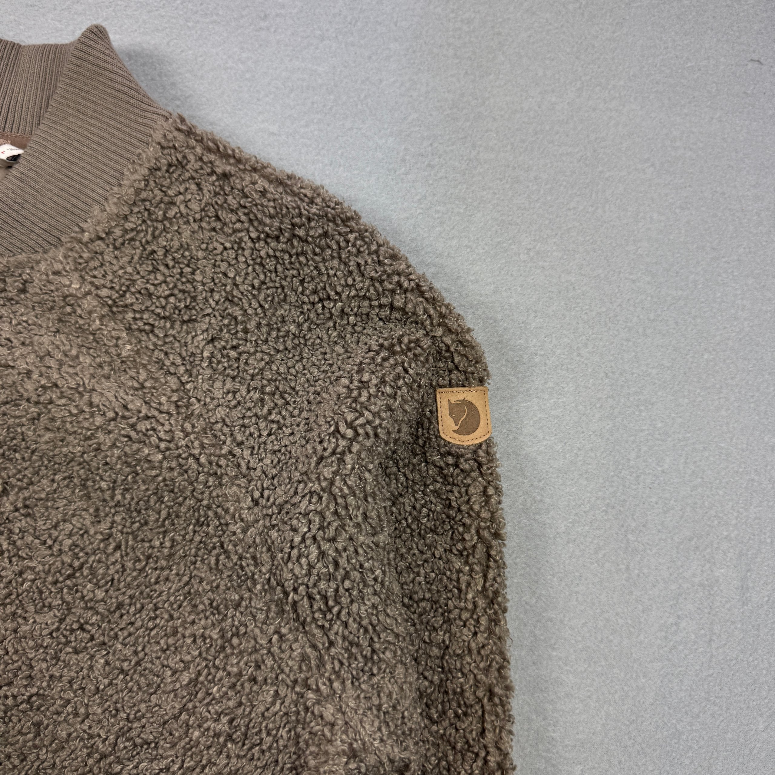 Fjällräven Greenland Pile Brown Sherpa Fleece Jacket Women`s Size L image 6