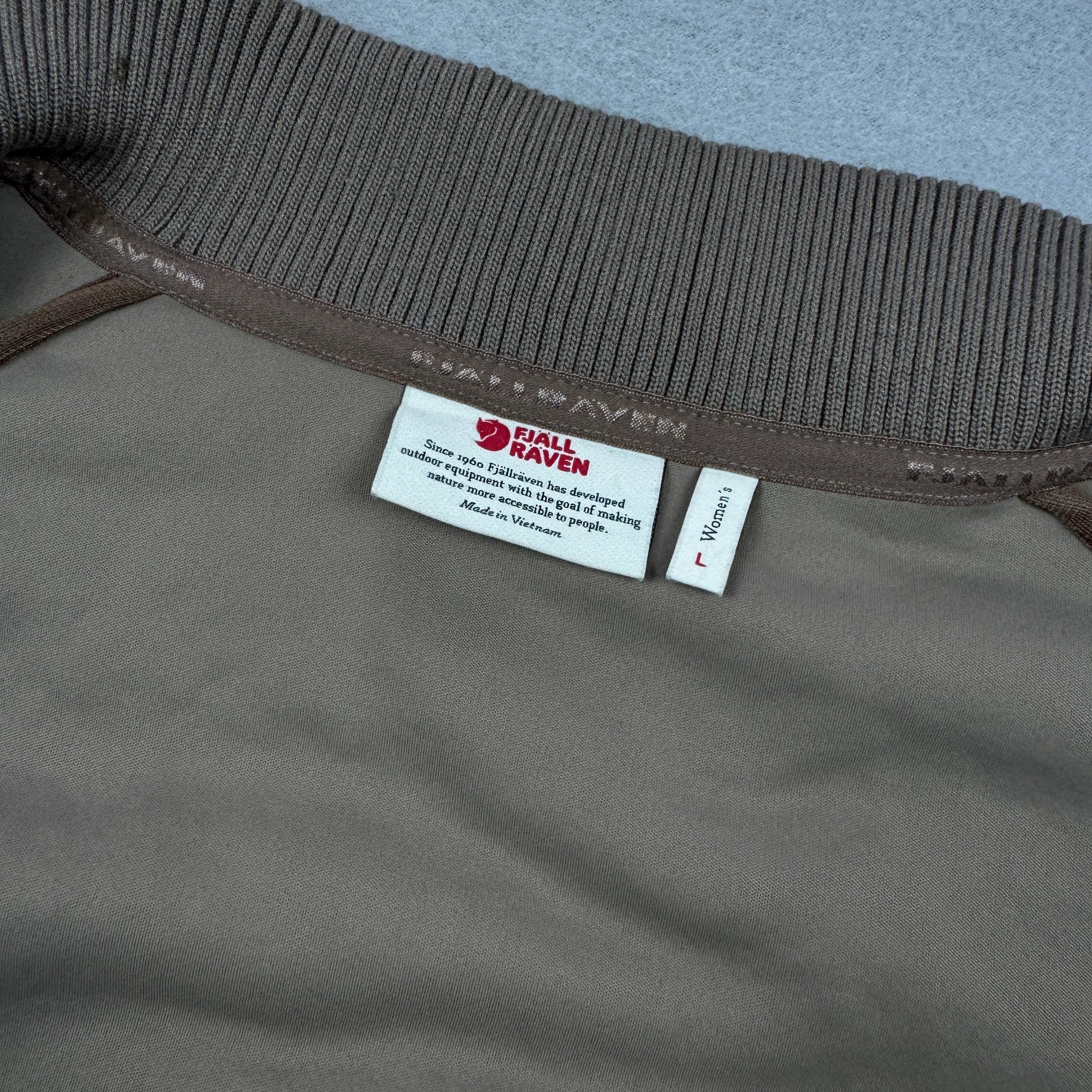 Fjällräven Greenland Pile Brown Sherpa Fleece Jacket Women`s Size L image 10