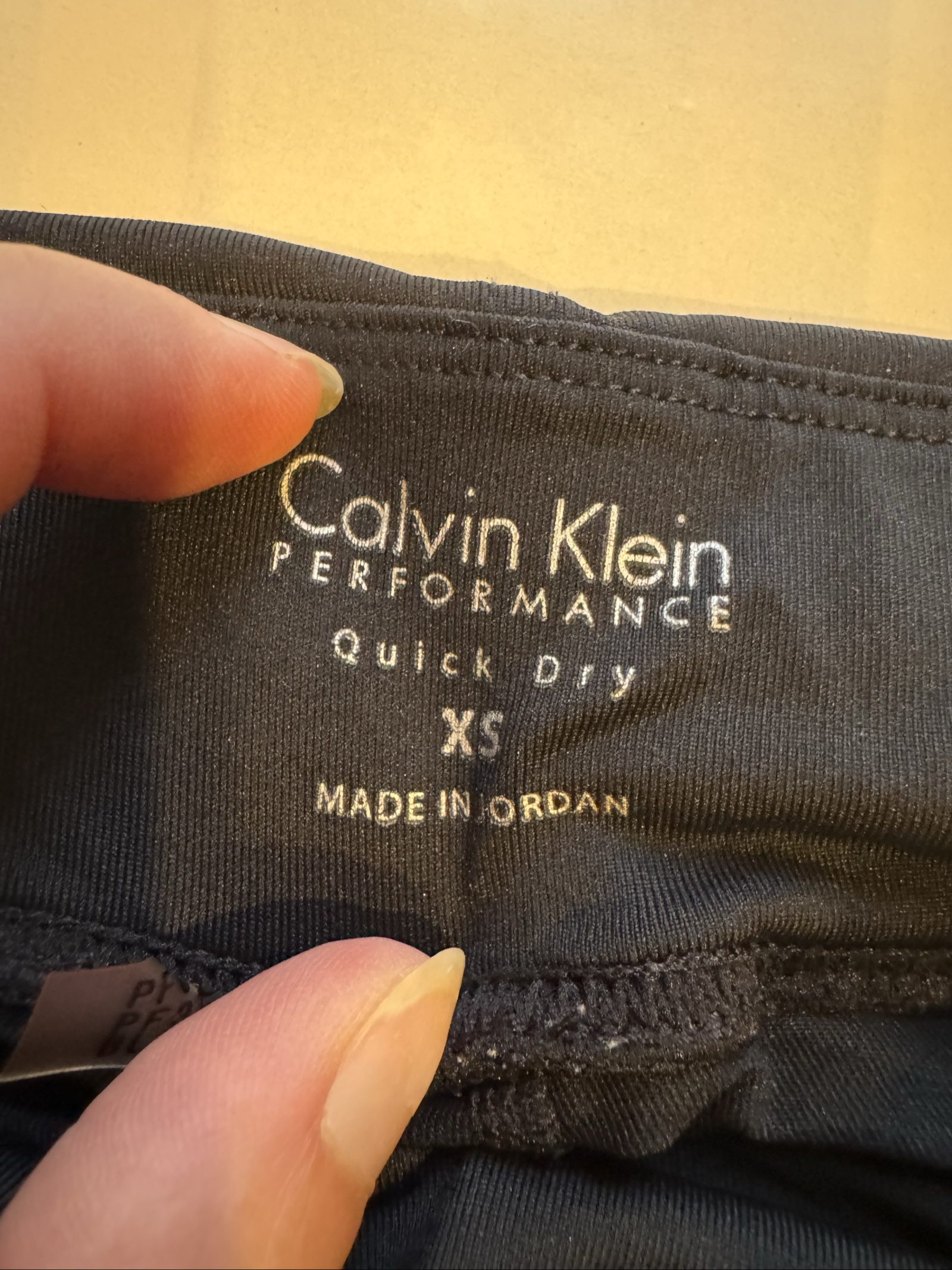 Calvin Klein Black Performance Quick Dry Leggings XS image 3