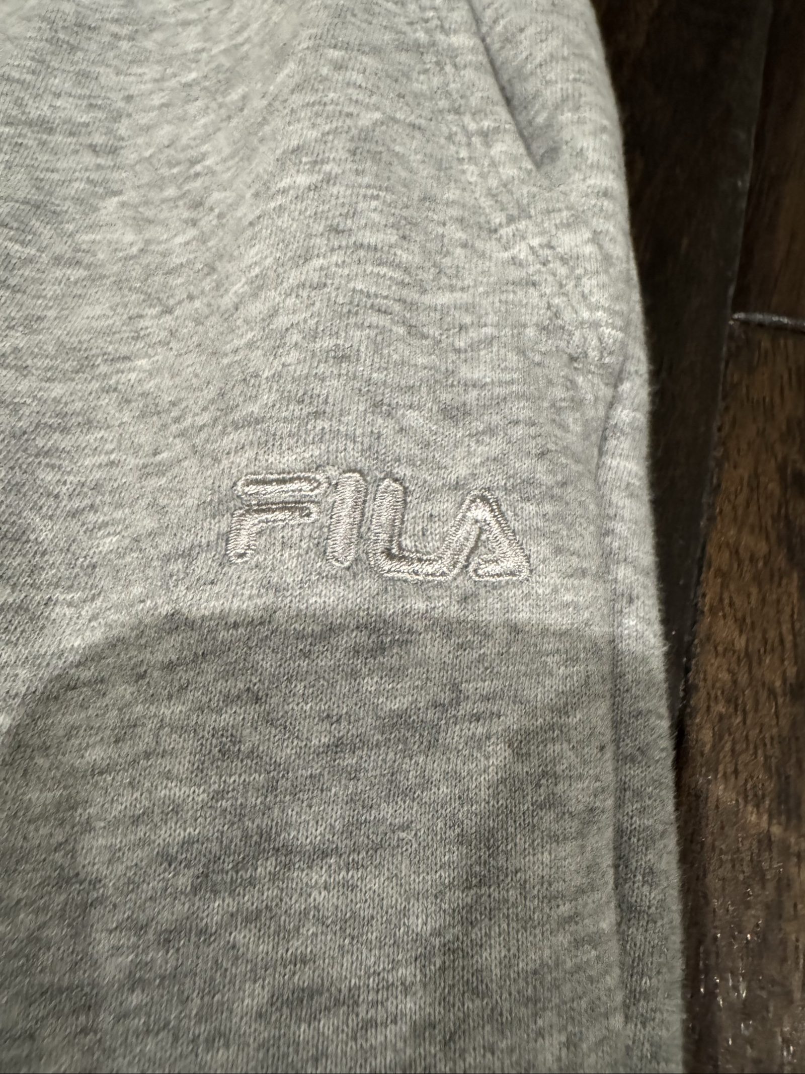 Fila Grey Sweatpants Men's Large Embroidered Logo image 3