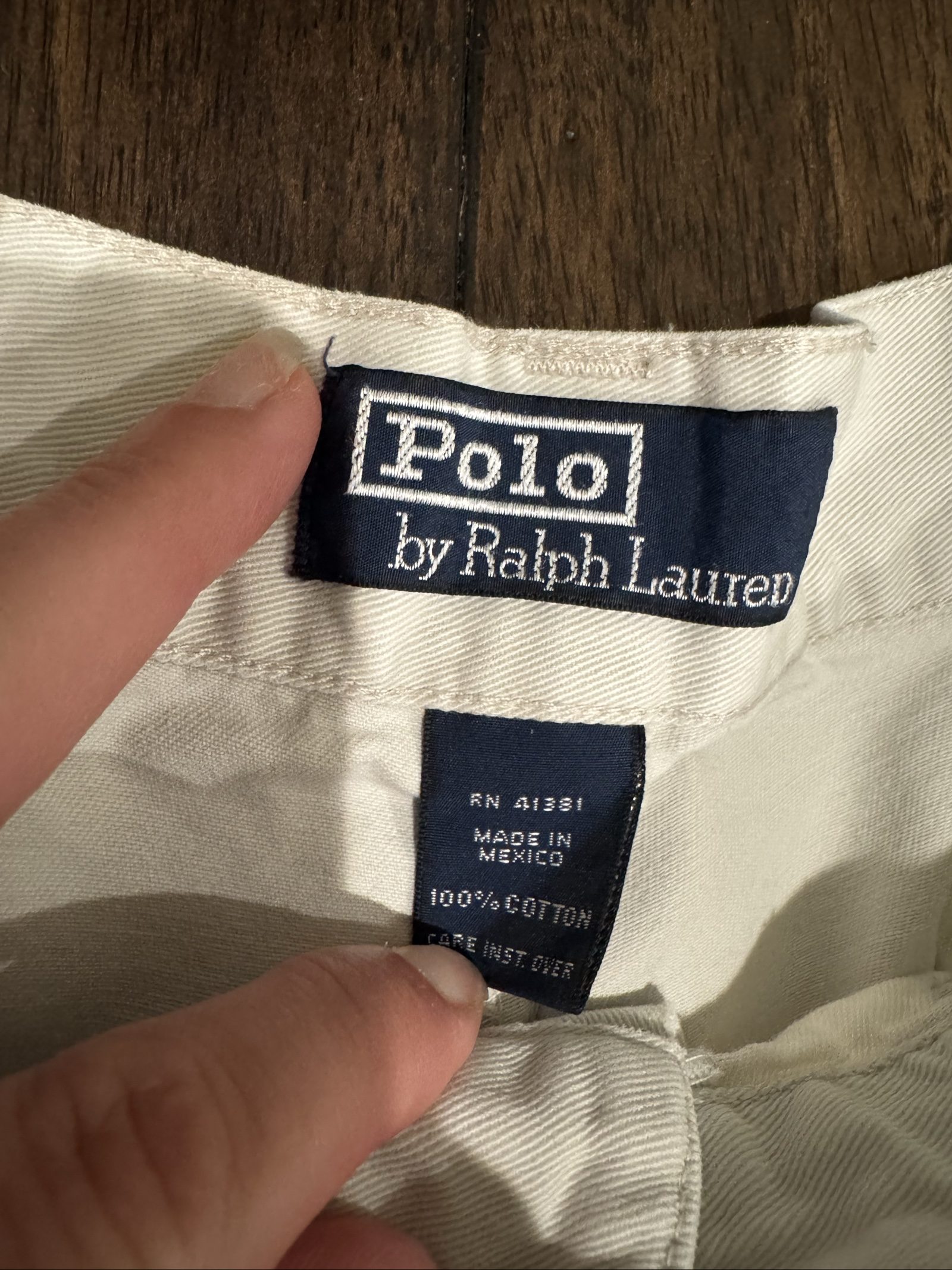 Men's Polo by Ralph Lauren Strecth Classic Fit Chino Shorts - Tan - Size 36 image 3