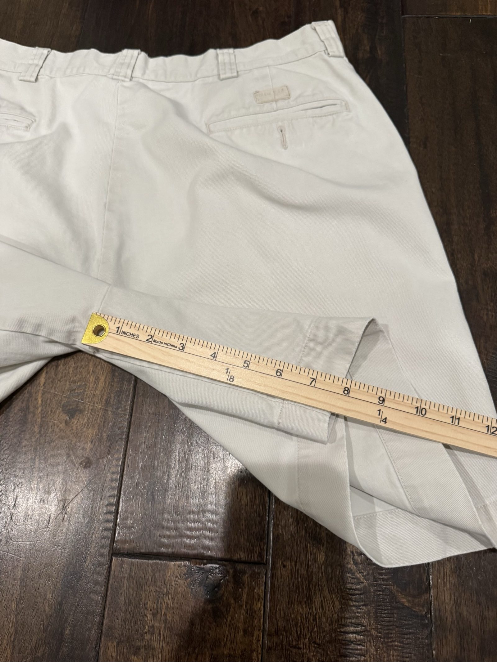 Men's Polo by Ralph Lauren Strecth Classic Fit Chino Shorts - Tan - Size 36 image 7