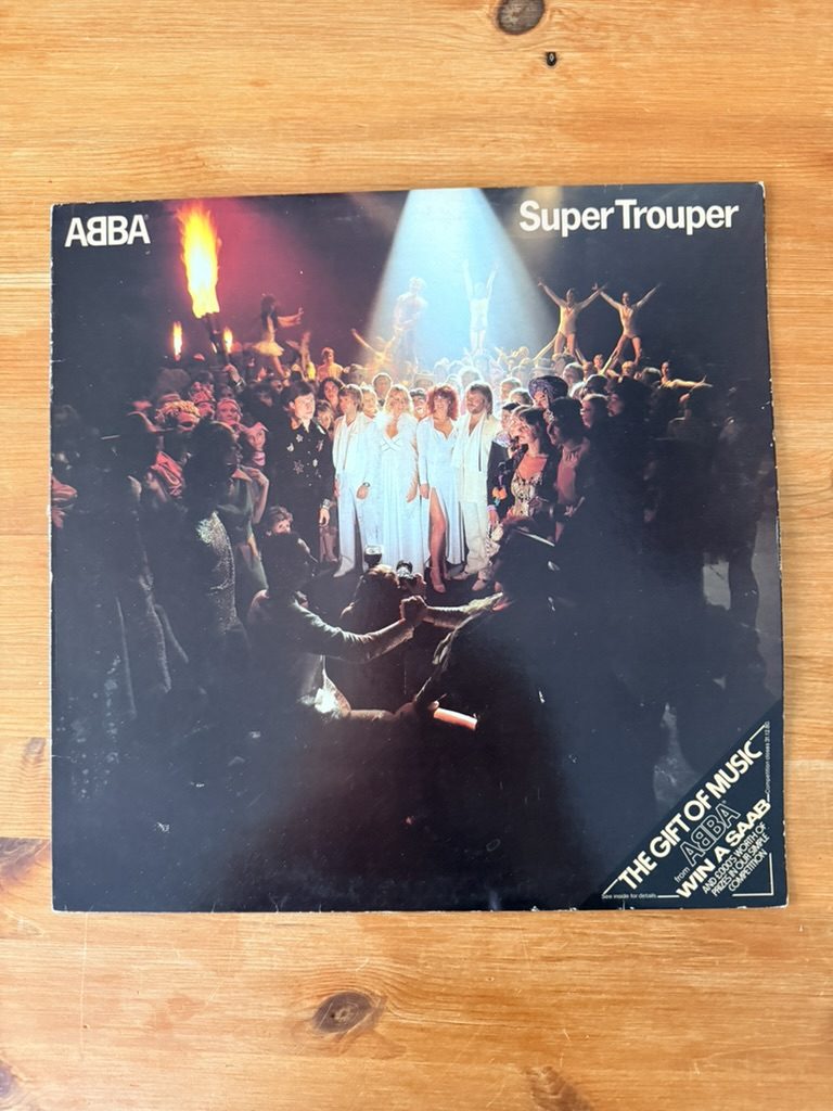ABBA Super Trouper Vinyl Record Album Pop Rock 1980 VG
