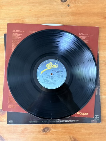 ABBA Super Trouper Vinyl Record Album Pop Rock 1980 VG image 3