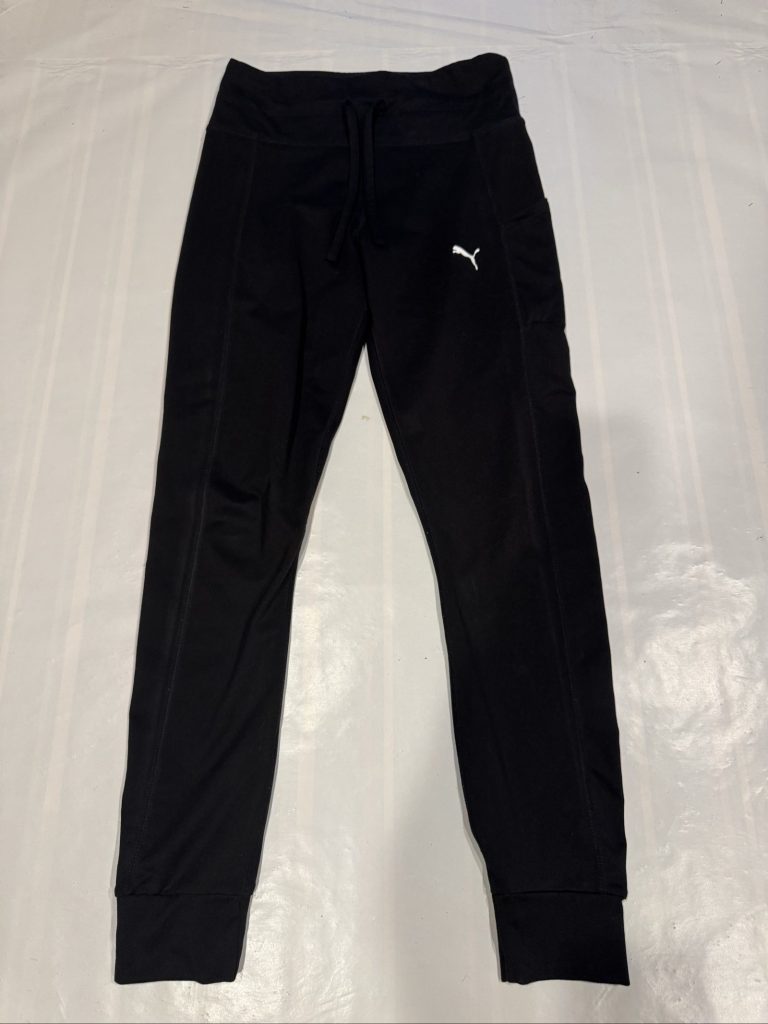 Puma Black Women's Jogger Sweatpants Medium with Side Pocket