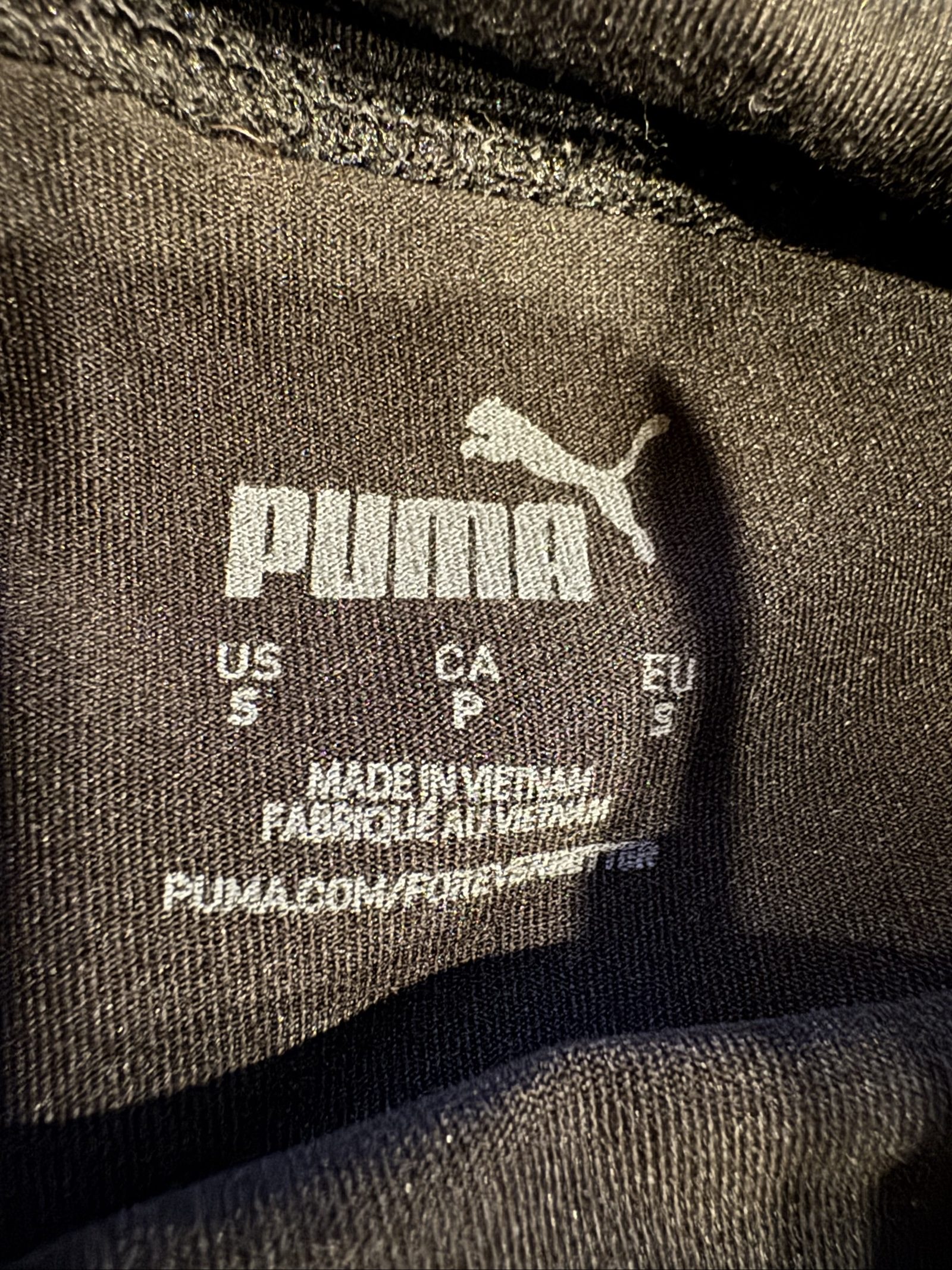Puma Black Women's Jogger Sweatpants Medium with Side Pocket image 6