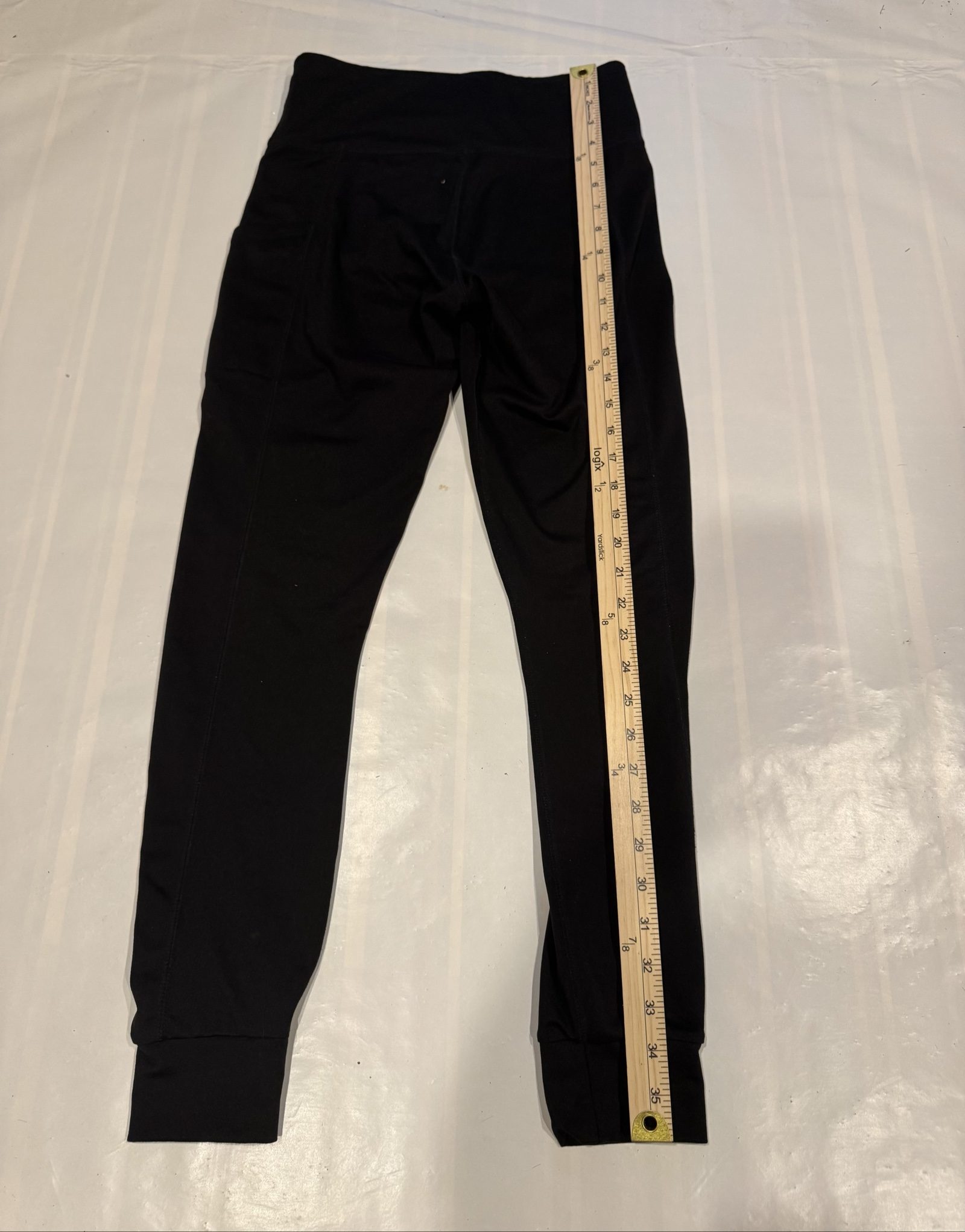 Puma Black Women's Jogger Sweatpants Medium with Side Pocket image 8