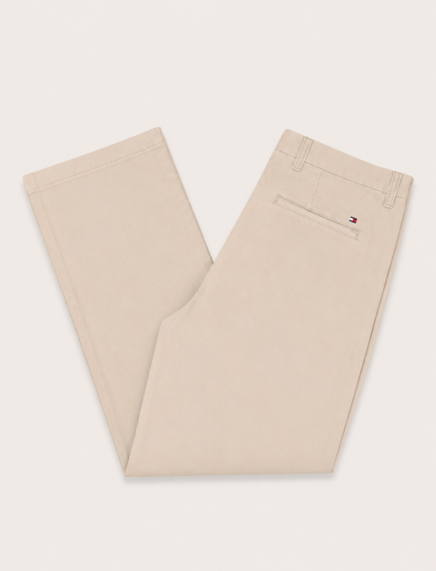 Tommy Hilfiger Men's Beige Chinos Slim Fit 30"