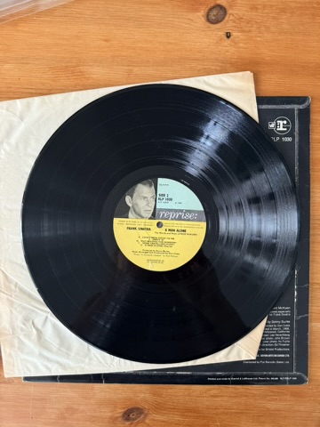 Frank Sinatra A Man Alone Vinyl LP Album VG image 3