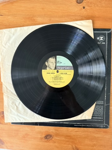 Frank Sinatra A Man Alone Vinyl LP Album VG image 4