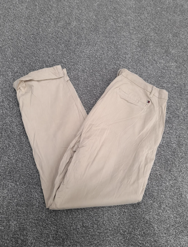 Tommy Hilfiger Beige Chinos Men's Classic Fit Cotton 34" image 3