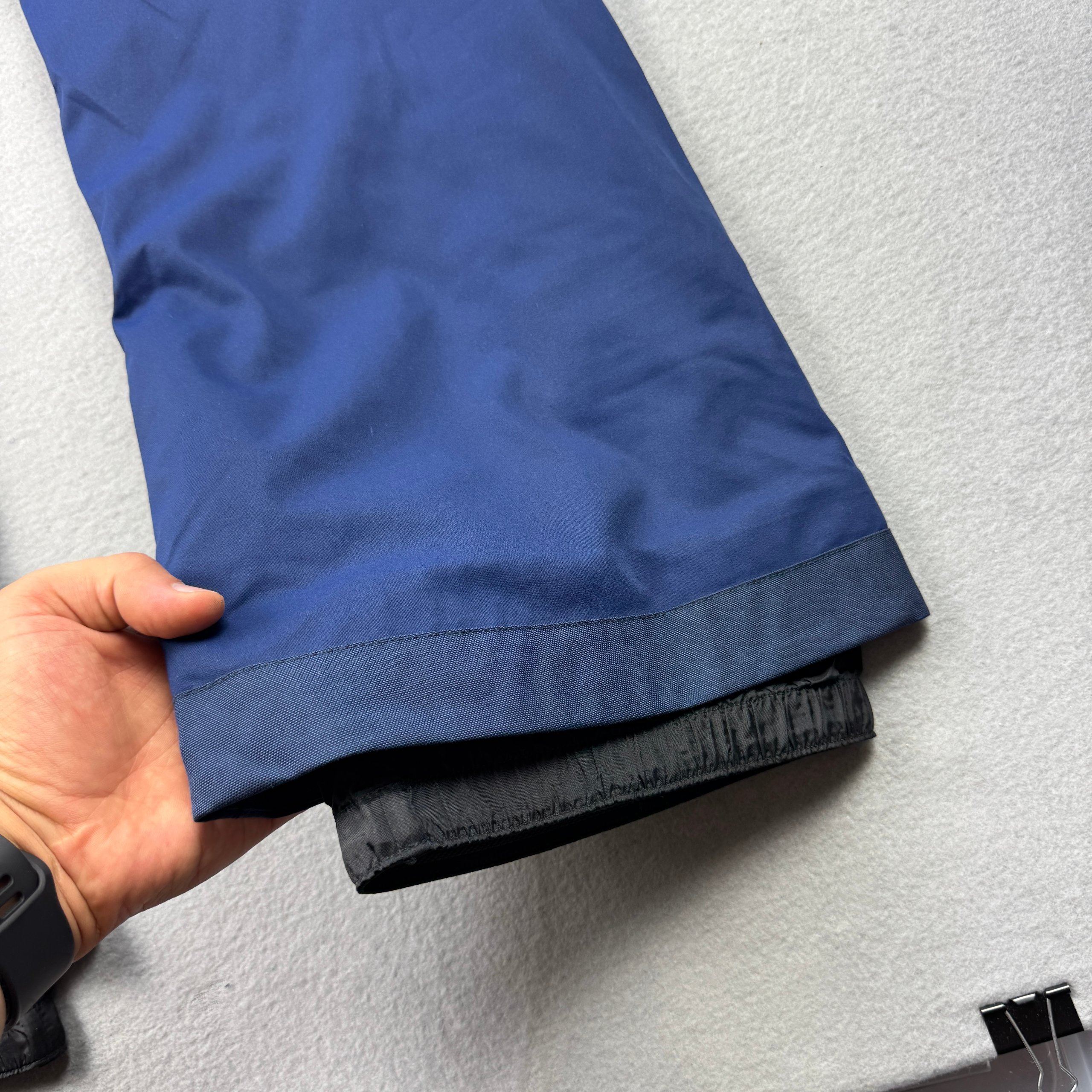 Women`s Marmot Blue Ski Snow Pants With Waist Gaiter Size L image 9