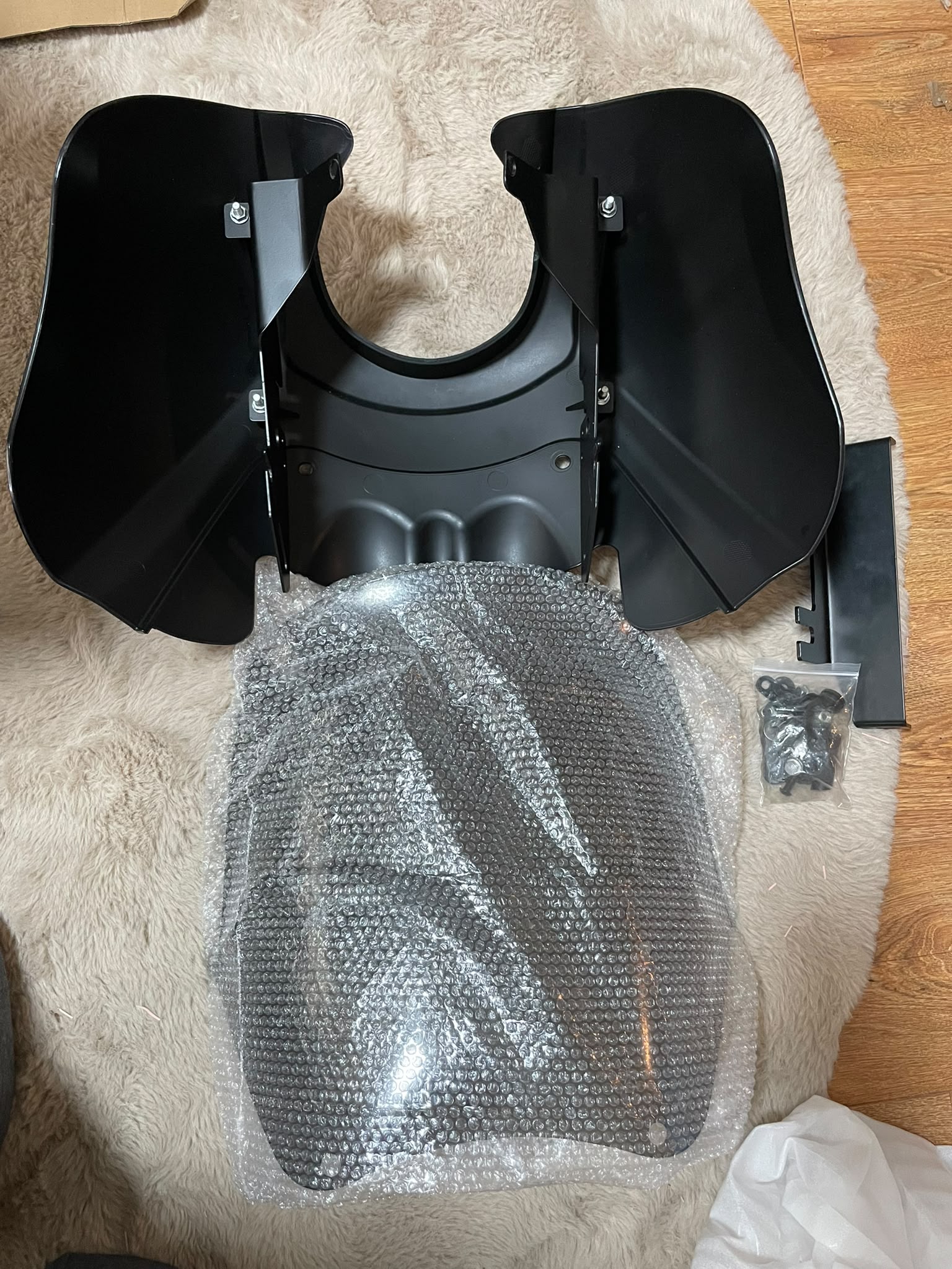 Batwing Fairing Kuipruit met Windscherm + Bevestigingsset image 2