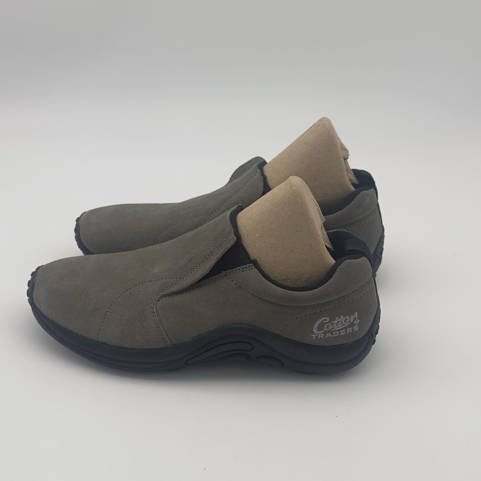 Cotton Traders Grey Slip-On Suede Shoes UK 8 Men's Casual