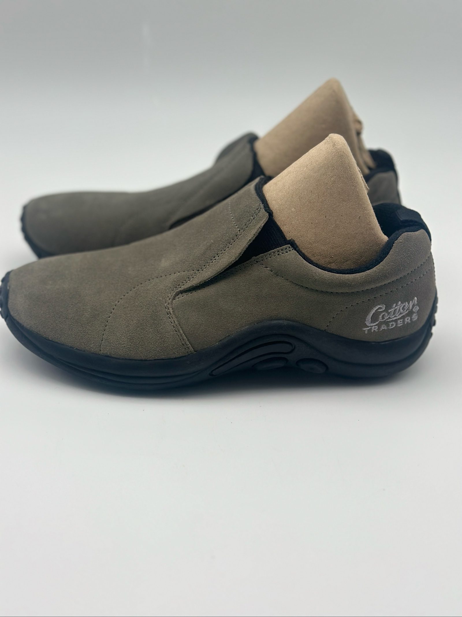 Cotton Traders Grey Slip-On Suede Shoes UK 8 Men's Casual image 3
