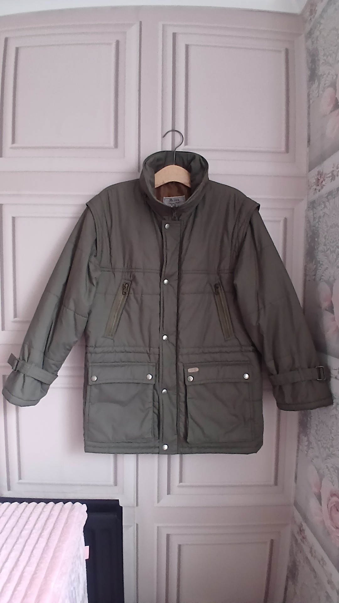 Melka Green Akkja Men's Quilted Jacket Large