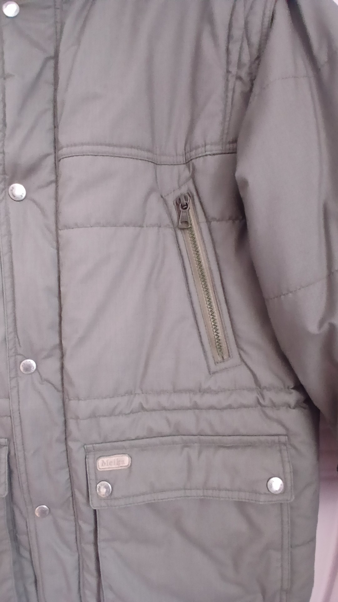 Melka Green Akkja Men's Quilted Jacket Large image 2