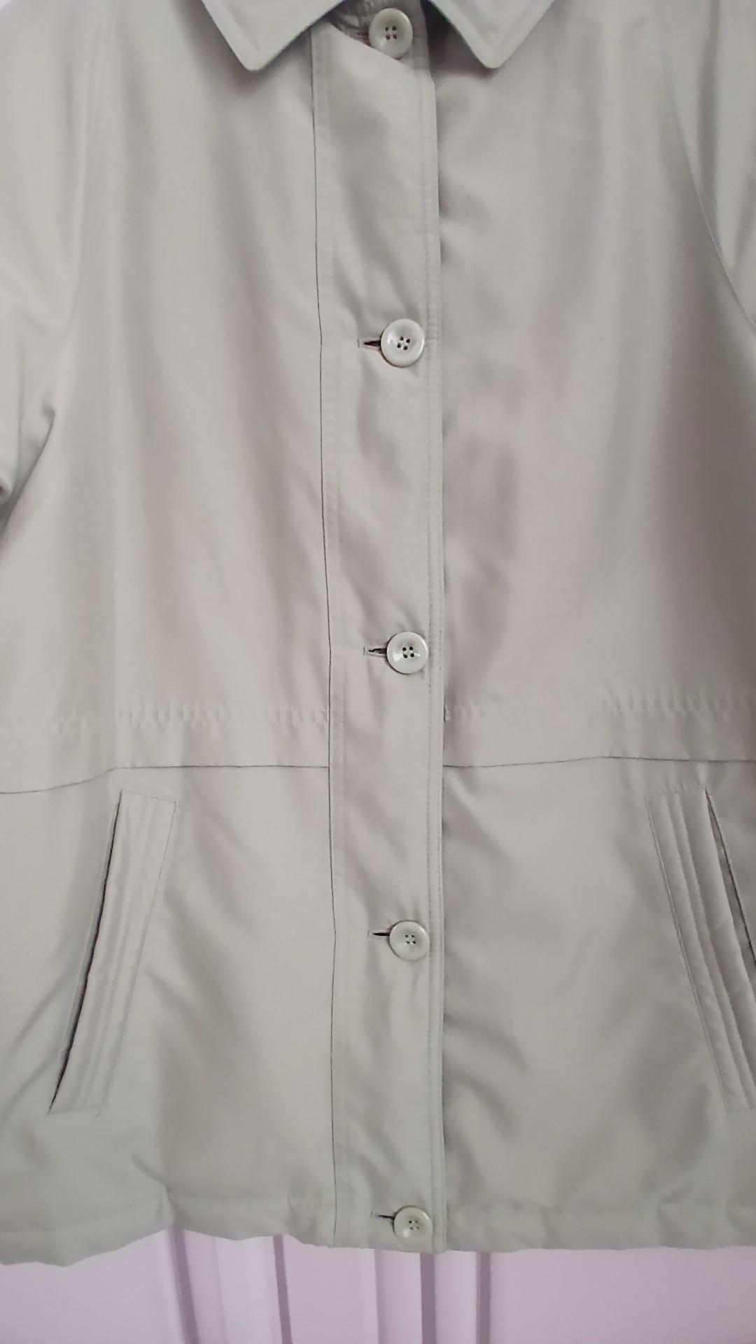 Marks & Spencer Women's Light Green Petite Fit Jacket UK 14 image 2