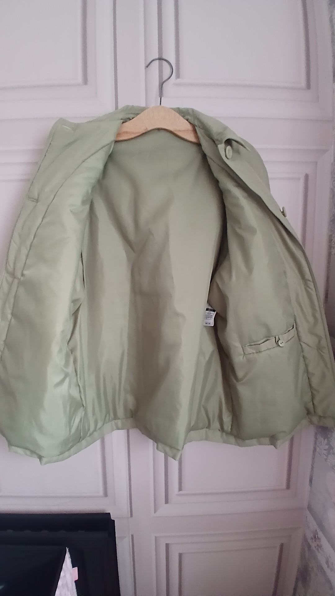 Marks & Spencer Women's Light Green Petite Fit Jacket UK 14 image 3