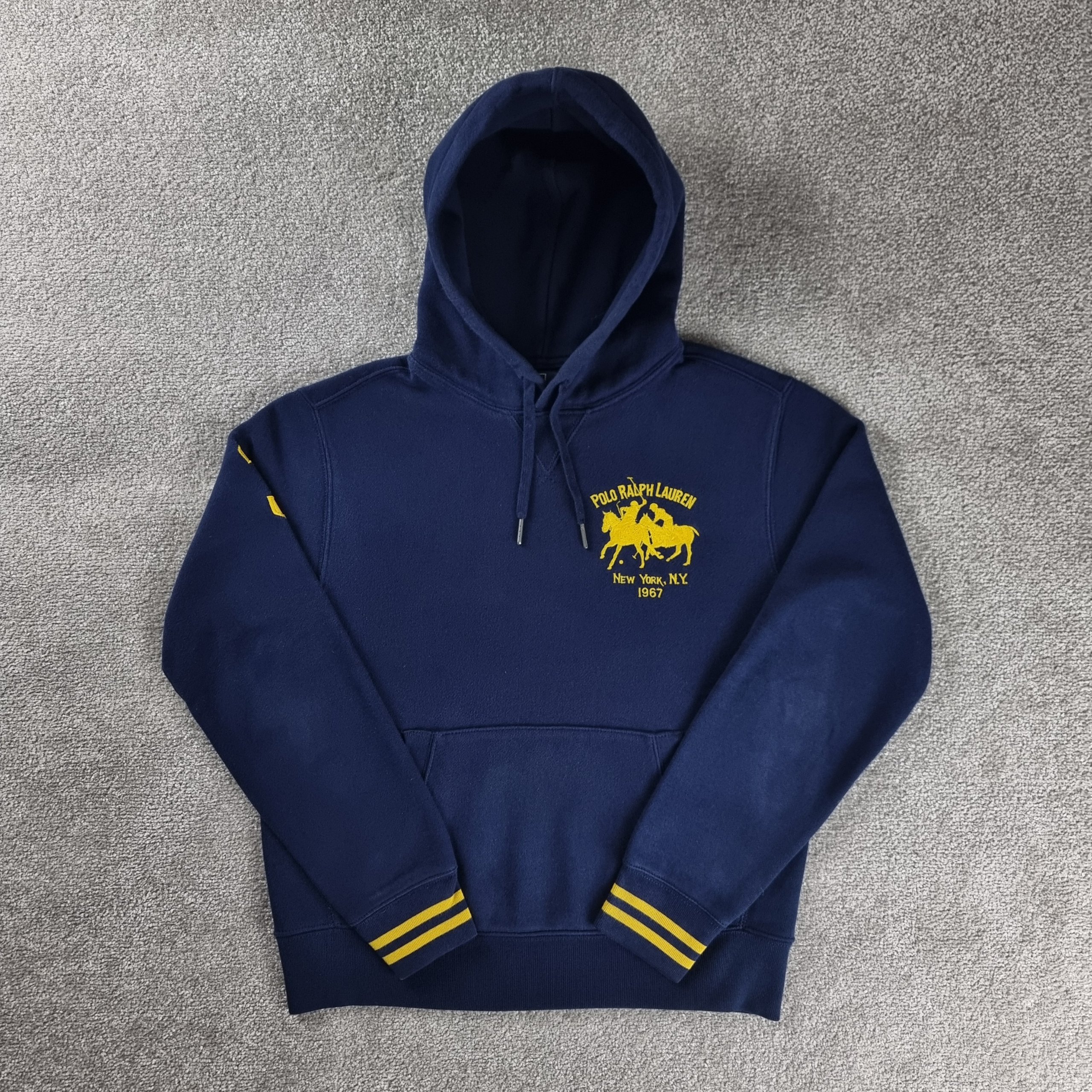 Hoodie Polo Ralph Lauren Women's Small Navy & Yellow image 2