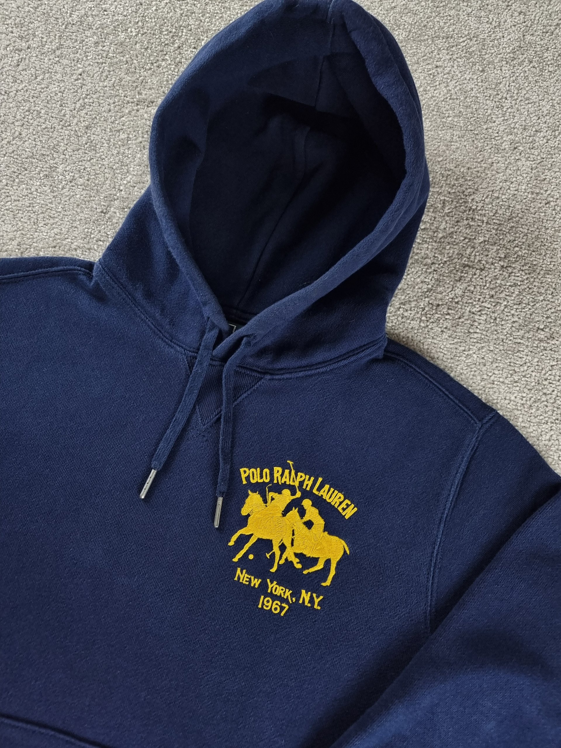 Hoodie Polo Ralph Lauren Women's Small Navy & Yellow image 3