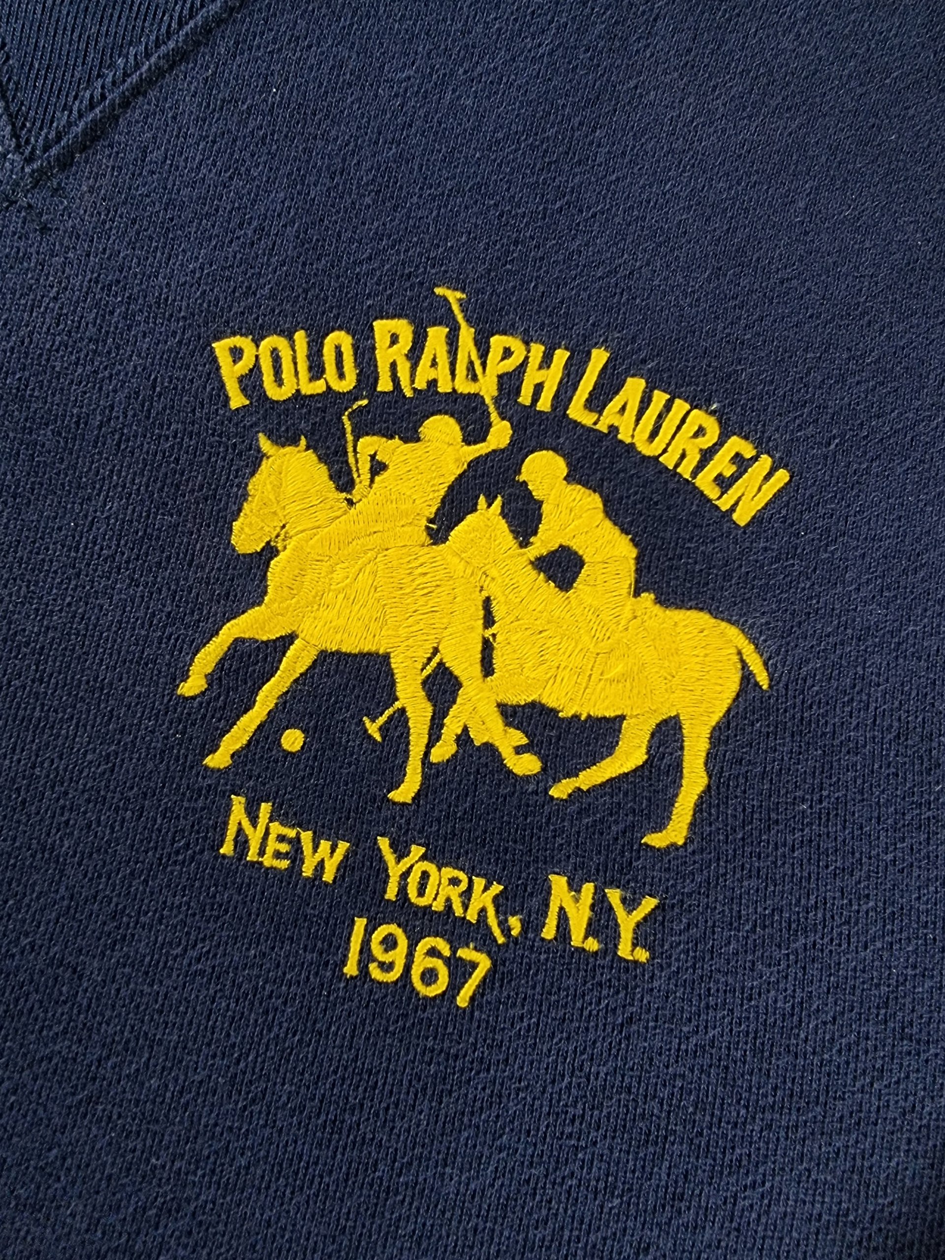 Hoodie Polo Ralph Lauren Women's Small Navy & Yellow image 5