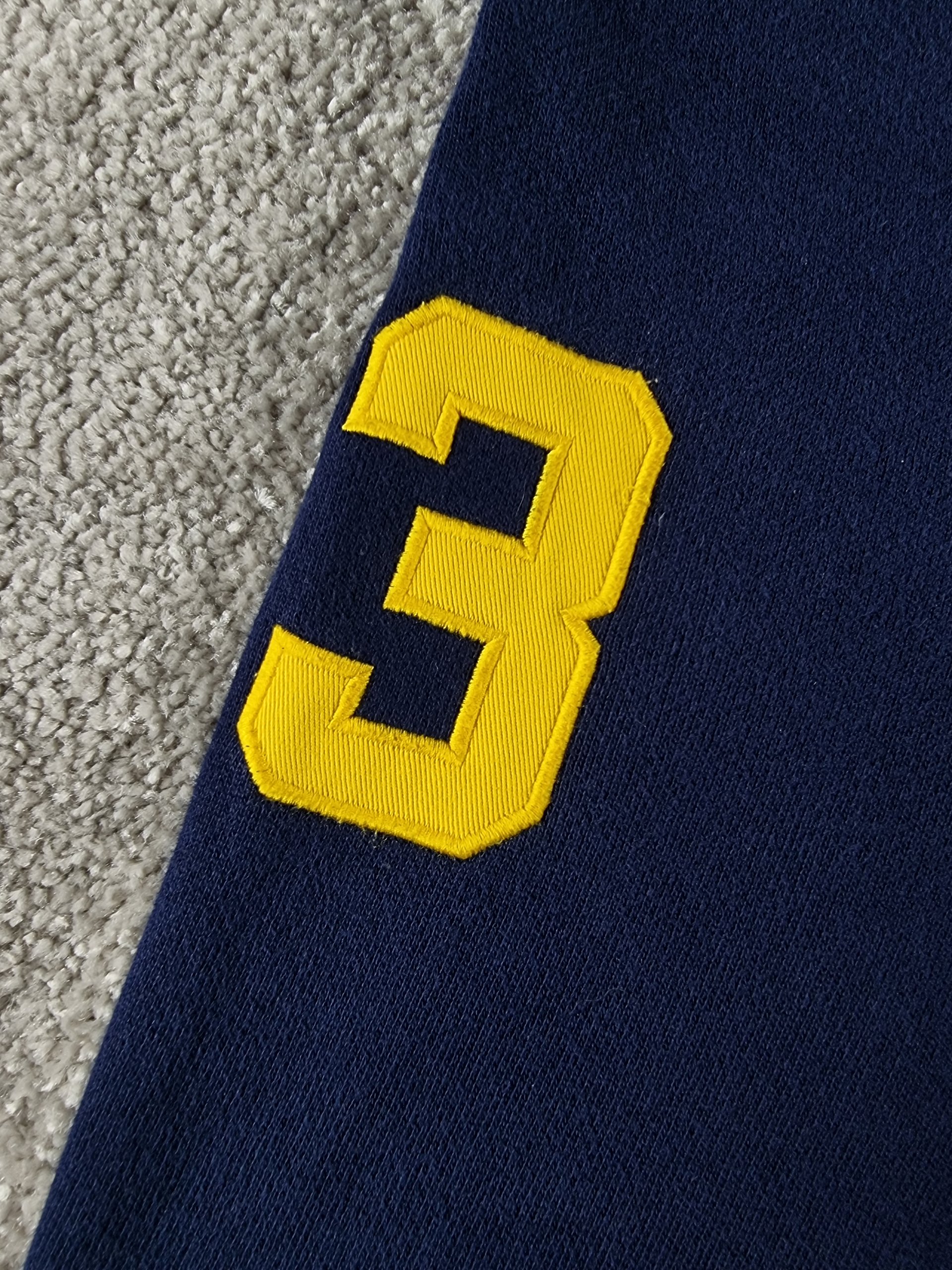 Hoodie Polo Ralph Lauren Women's Small Navy & Yellow image 6