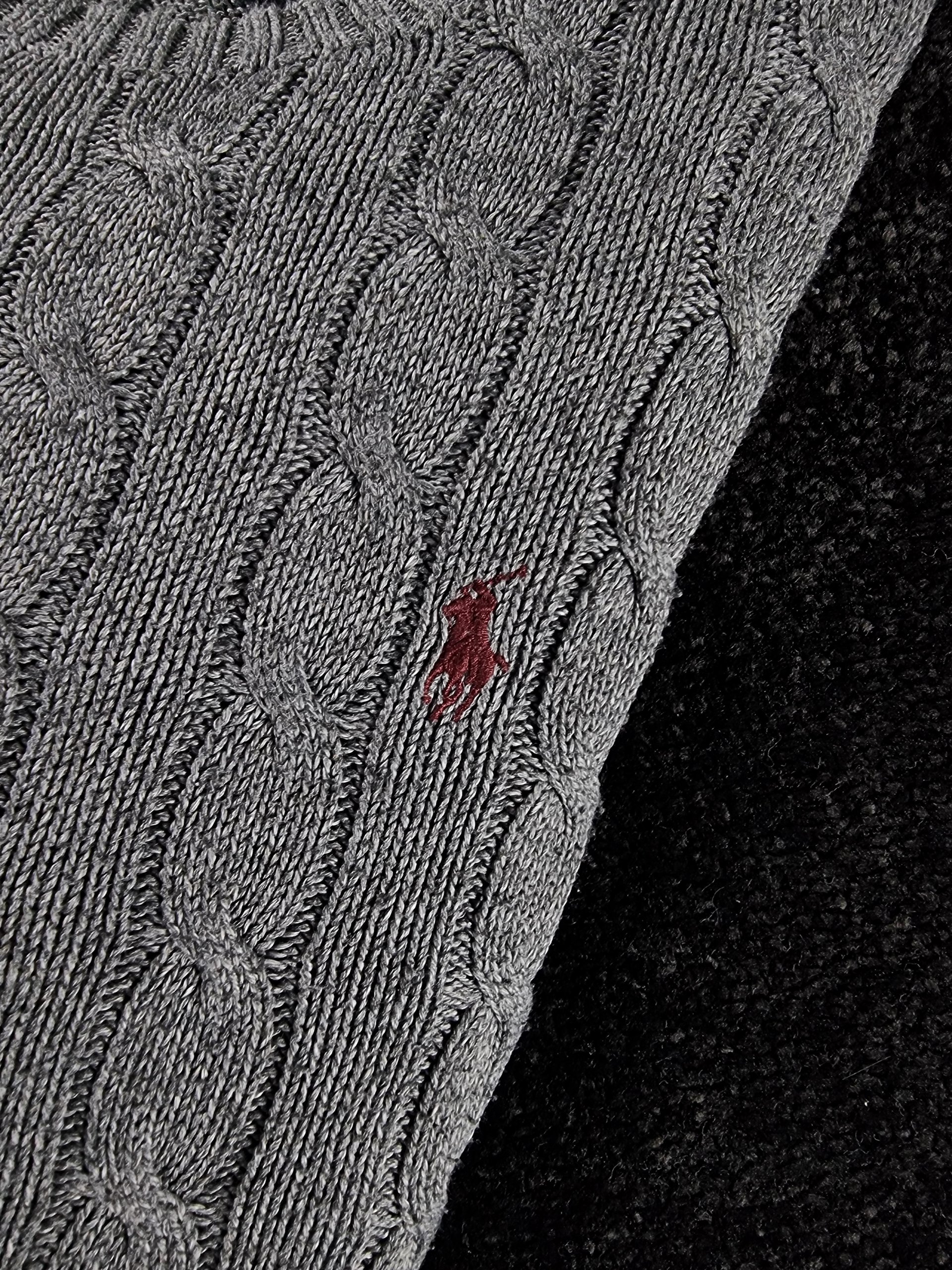 Sweater Ralph Lauren Men's Grey S Cable Knit image 6