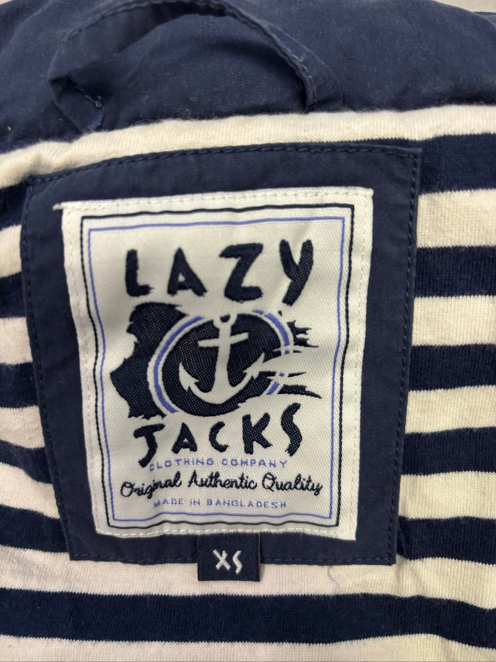 Lazy Jacks Navy Puffer Gilet xs Padded Sleeveless Jacket image 6