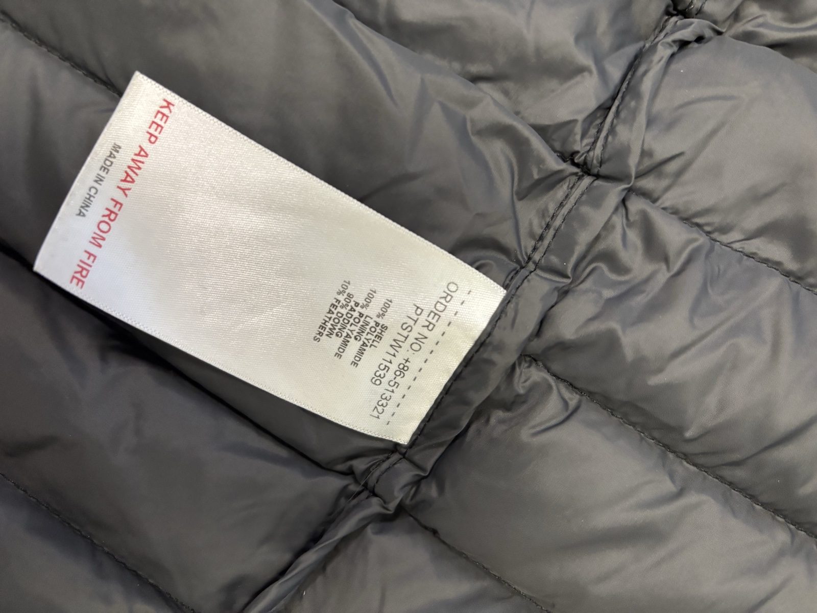 Peter Storm Black Hooded Puffer Coat Size 14 image 6