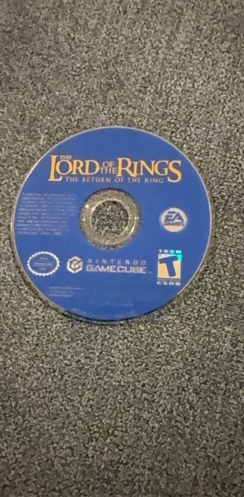 EA Nintendo GameCube Lord of the Rings The Return of the King Game Disc