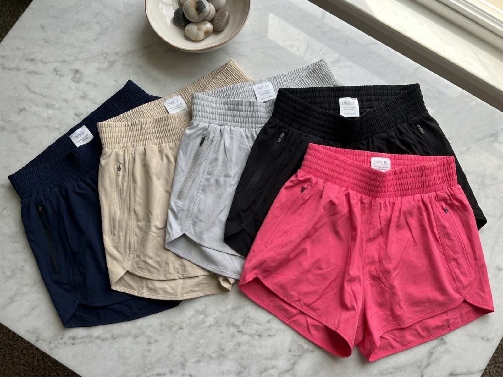 Lululemon Style Athletic Shorts Set (5 Colors)
