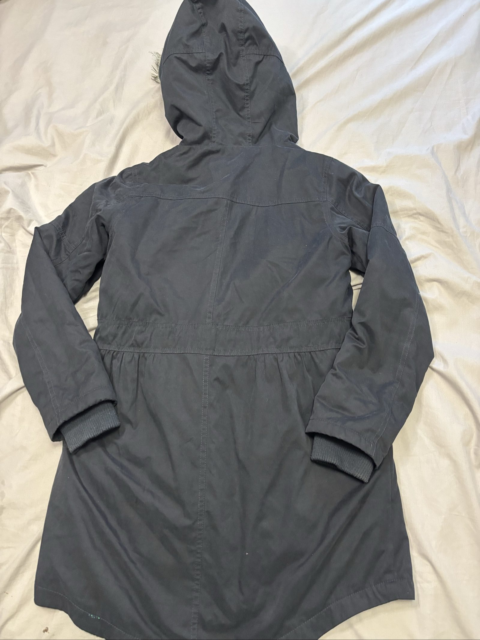 Oasis Women's Black Faux Fur Lined Parka XS image 4