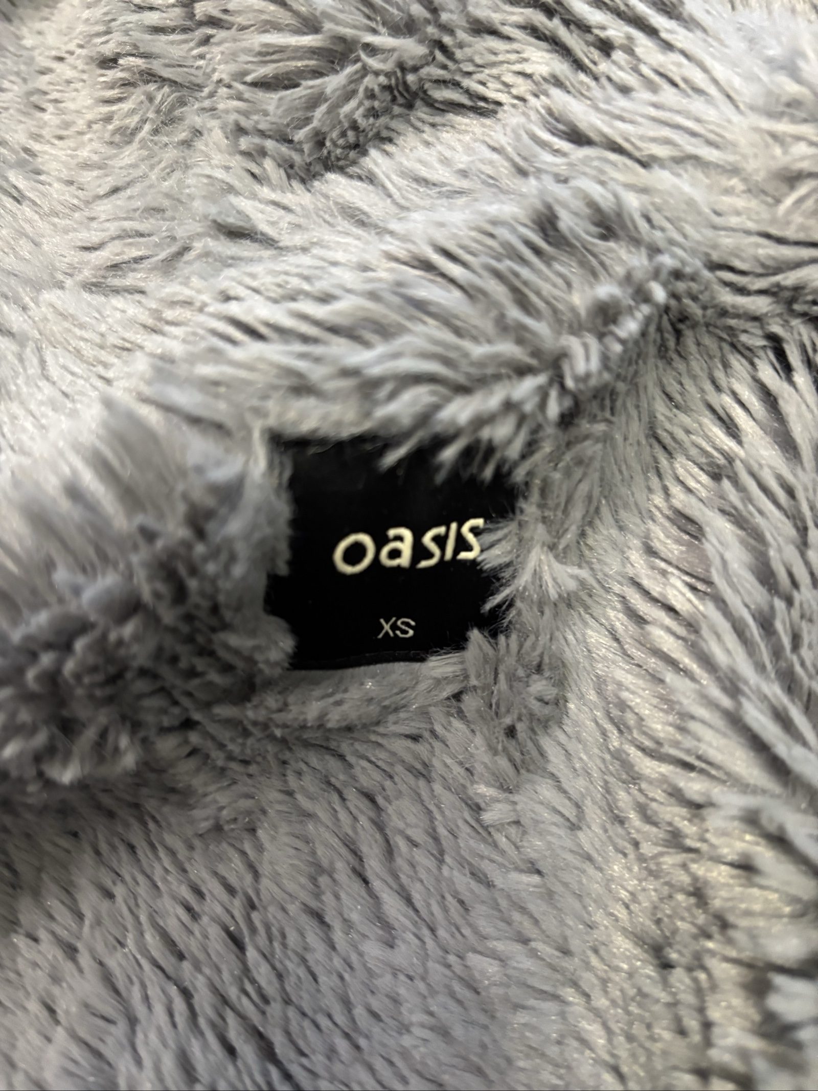 Oasis Women's Black Faux Fur Lined Parka XS image 5