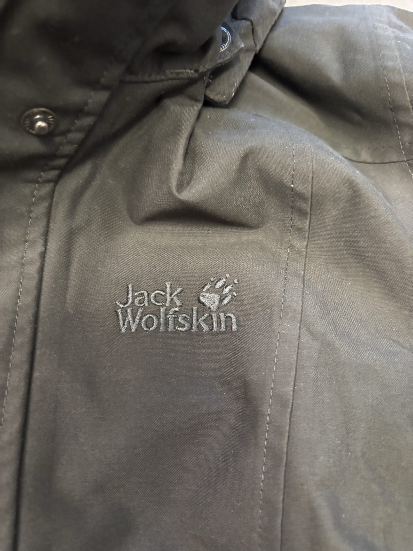 Jack Wolfskin Black Women's Outdoor Jacket UK 8/10 Small image 3