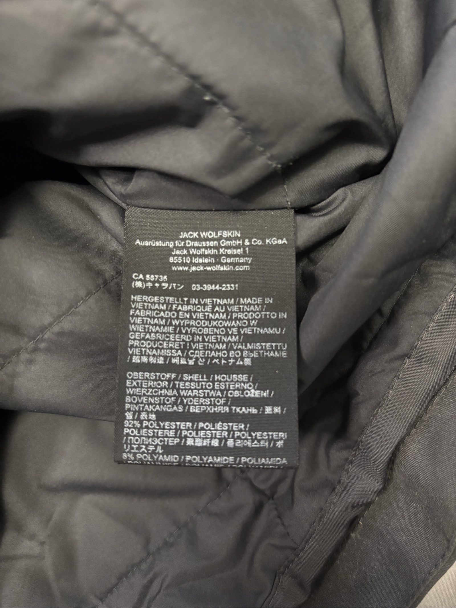 Jack Wolfskin Black Women's Outdoor Jacket UK 8/10 Small image 6
