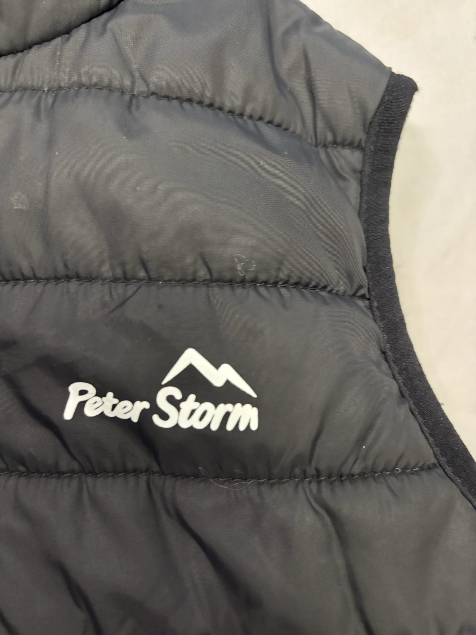 Peter Storm Black Hooded Puffer Gilet Kids 7-8 image 3