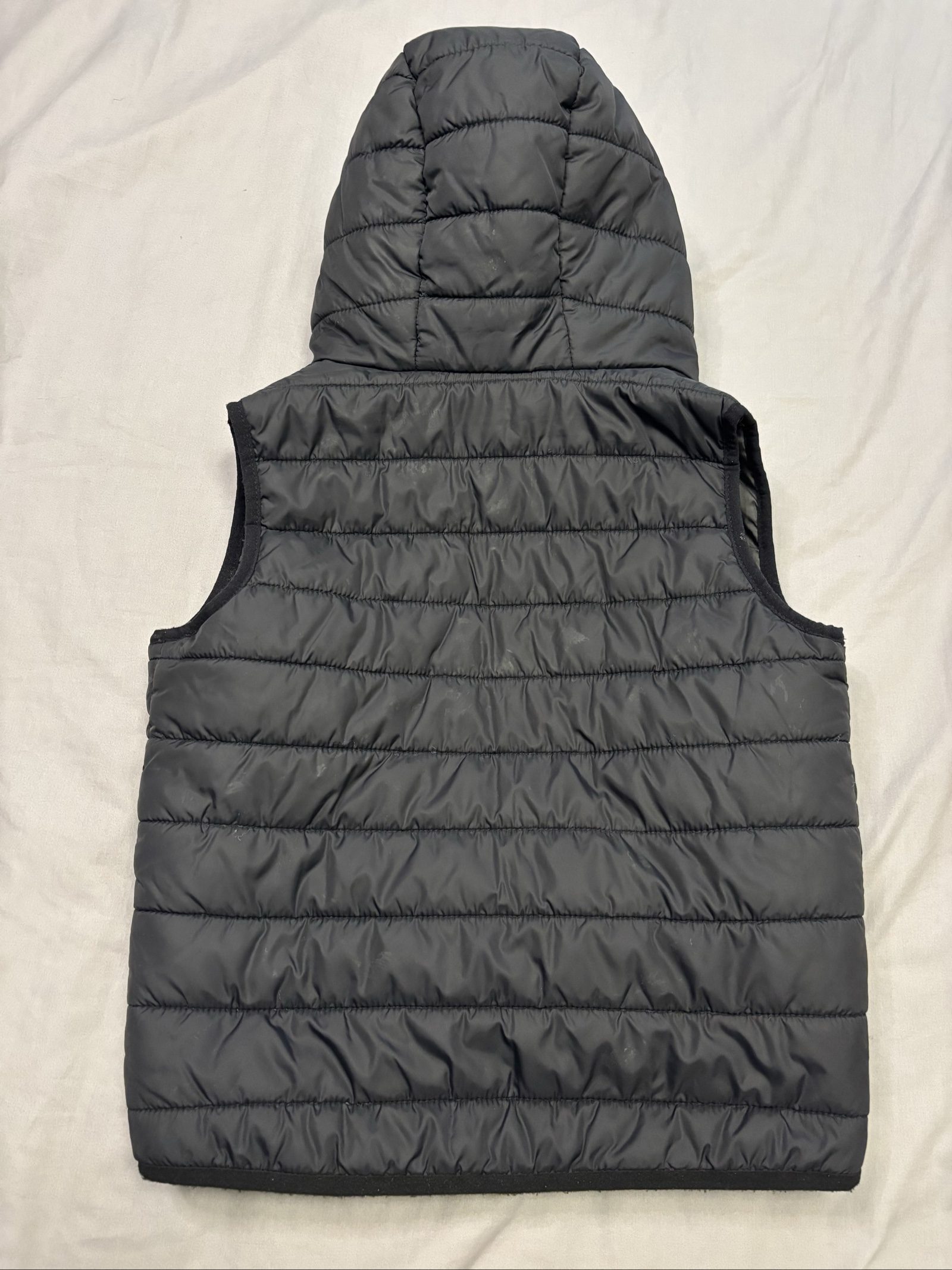 Peter Storm Black Hooded Puffer Gilet Kids 7-8 image 4