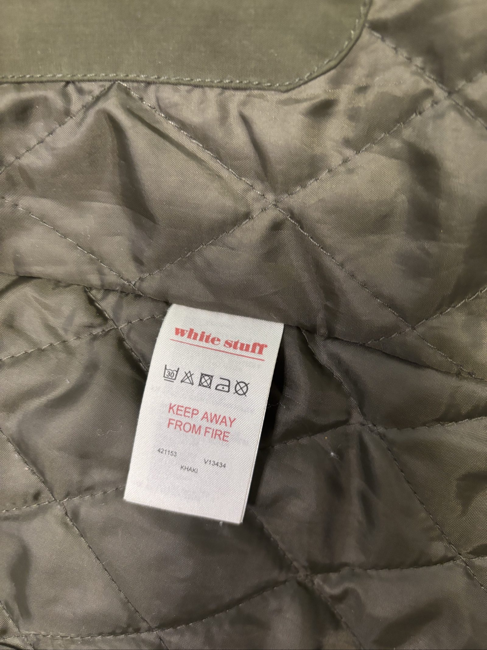 White Stuff Women's Olive Green Fleece Lined Parka UK 10 image 6