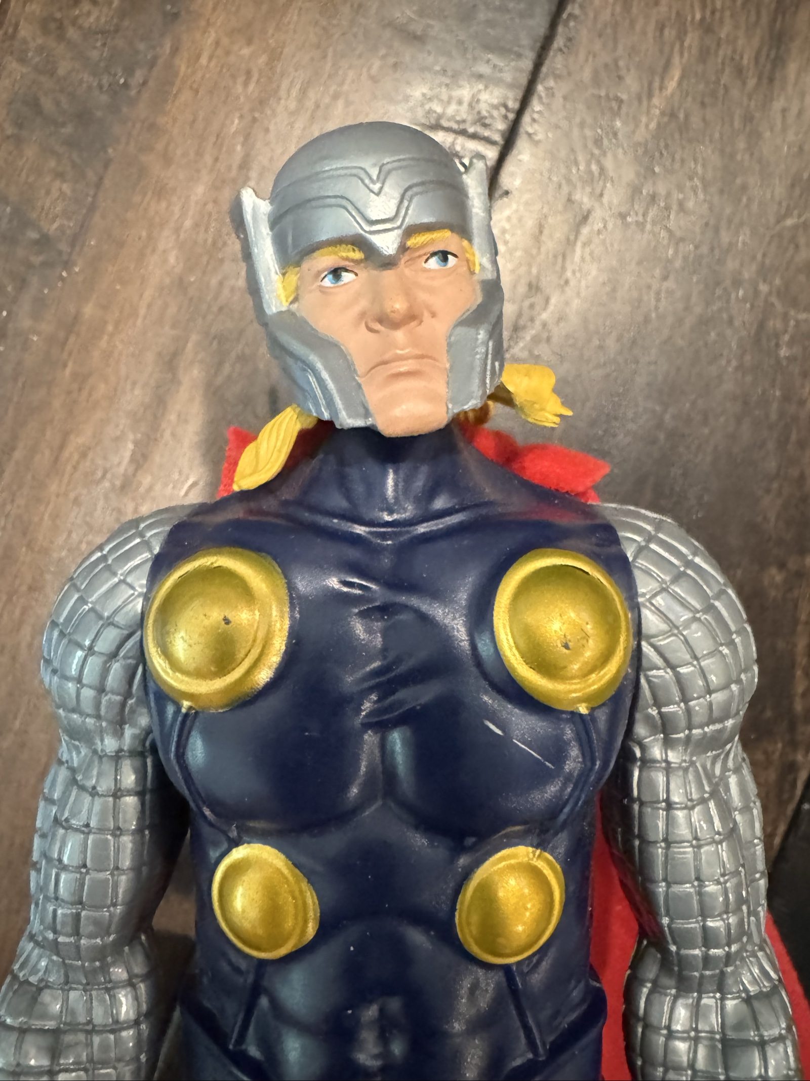 Marvel Thor Blue & Grey Action Figure with Red Cape image 7