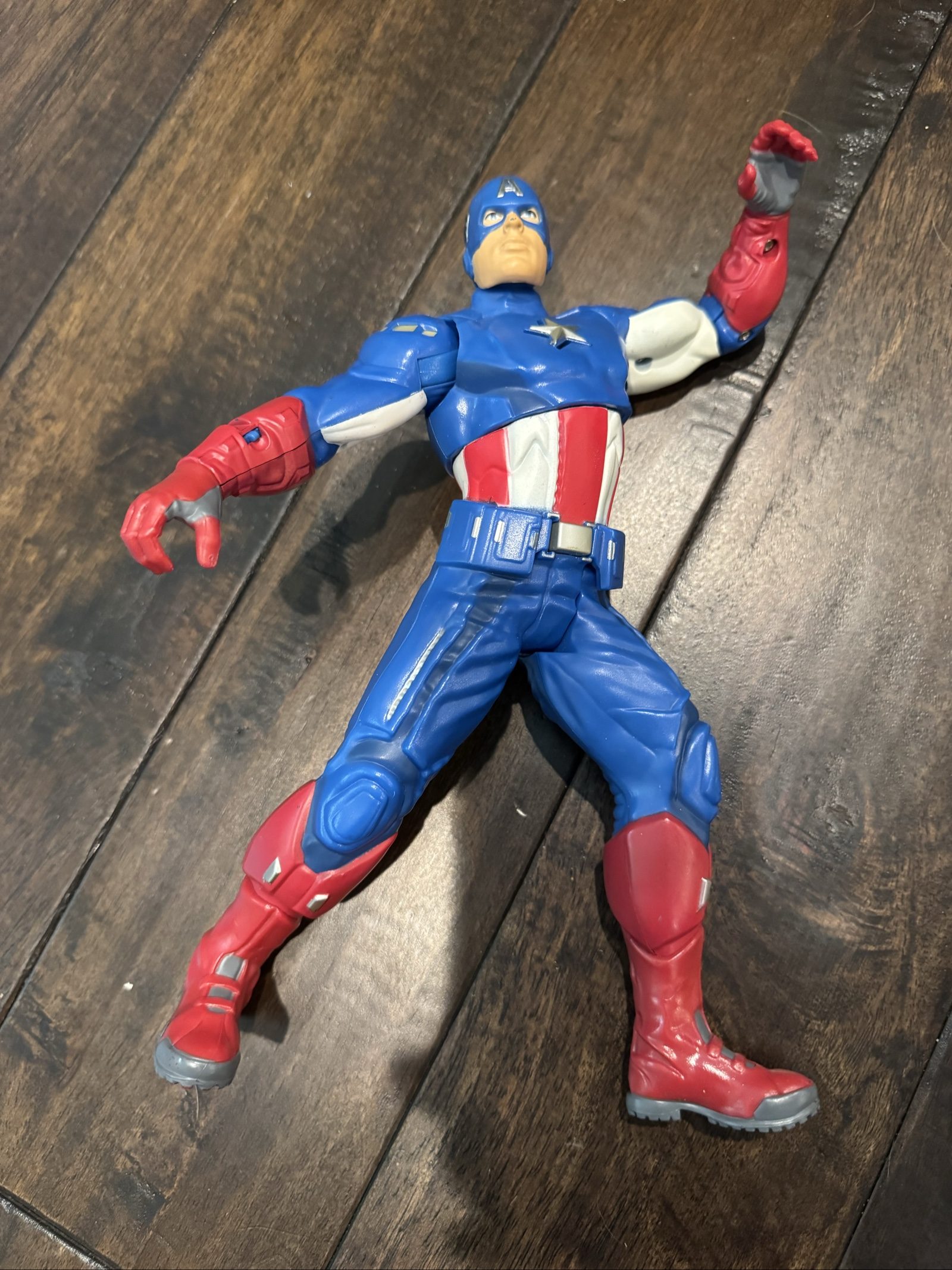 Marvel Captain America Blue, Red & White Action Figure