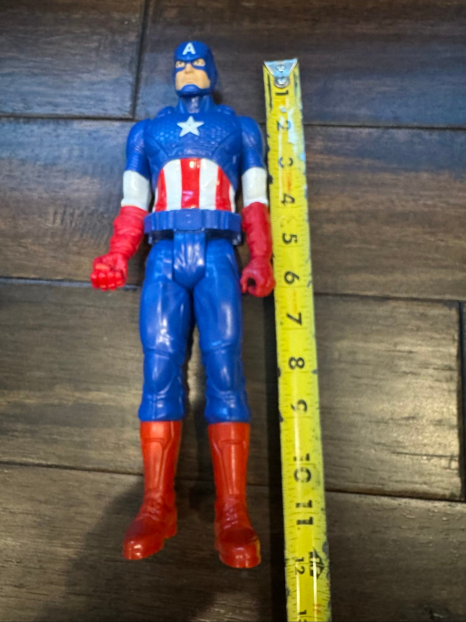 Marvel Captain America Blue Red White Action Figure Toy image 7