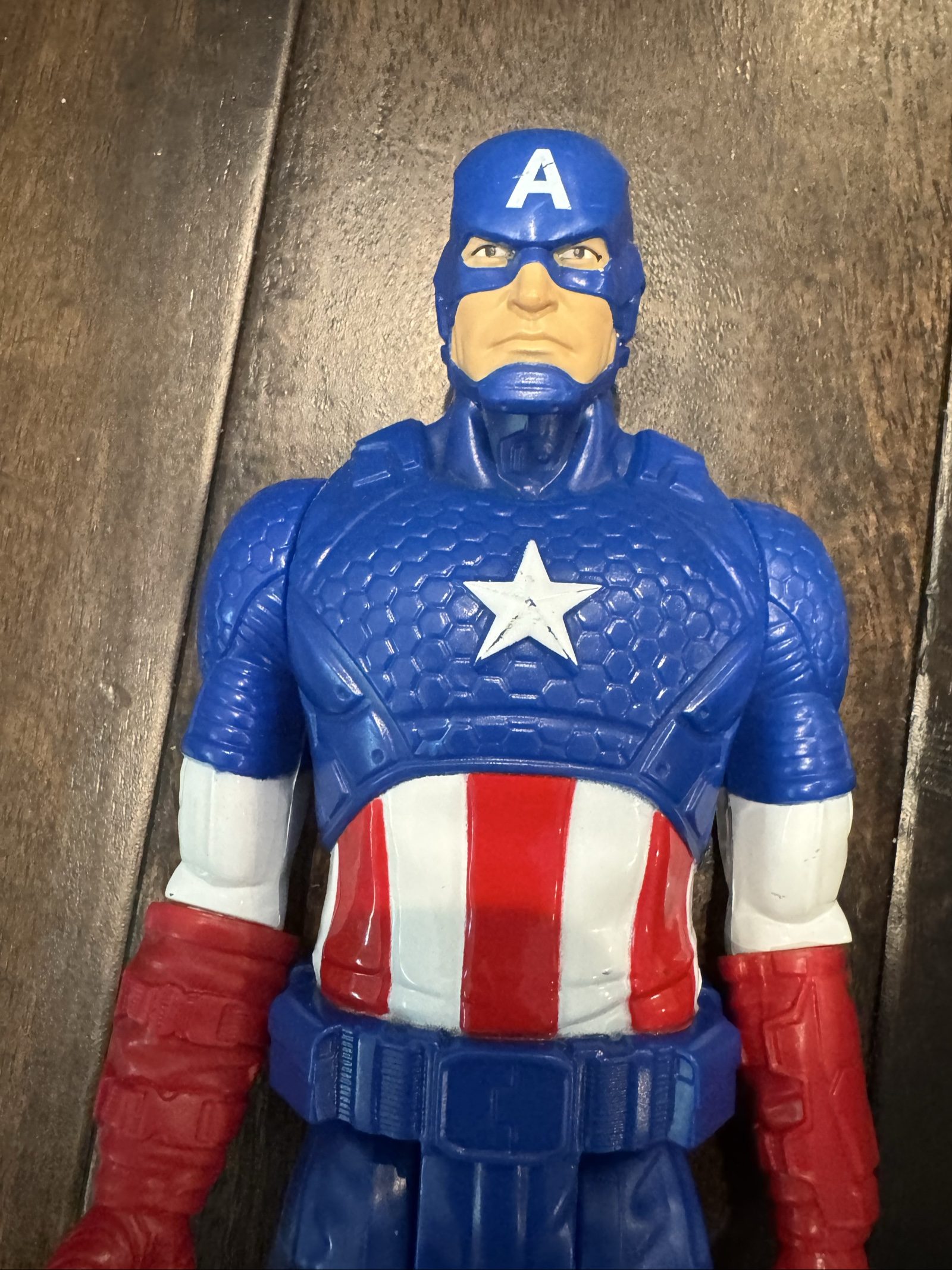 Marvel Captain America Blue Red White Action Figure Toy image 3