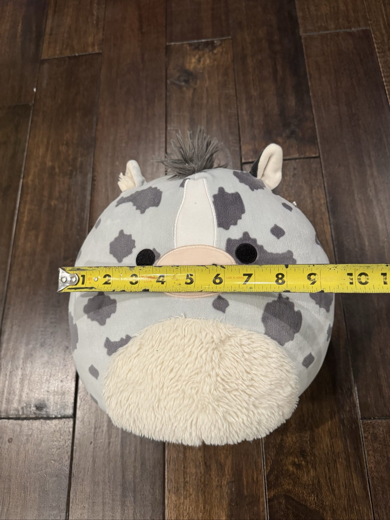 Original Squishmallows Grey & White Cow Plush Toy image 7