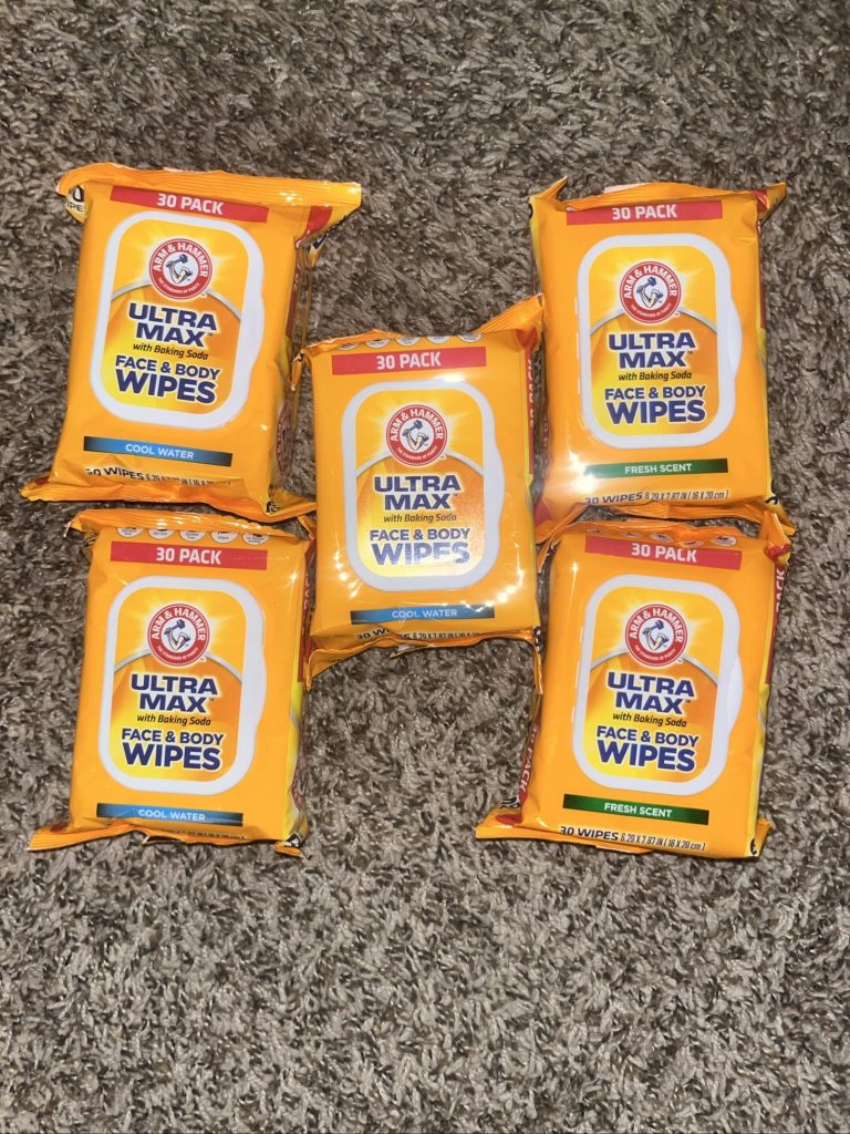 Arm & Hammer Ultra Max Face & Body Wipes 30 Pack