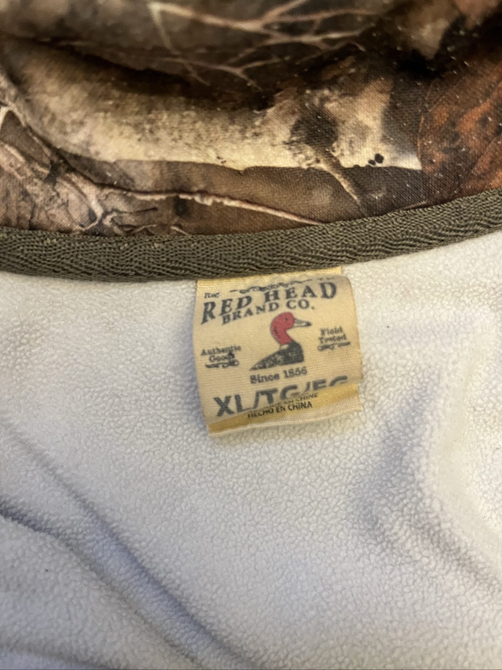 RedHead Camouflage Fleece Hoodie XL image 2