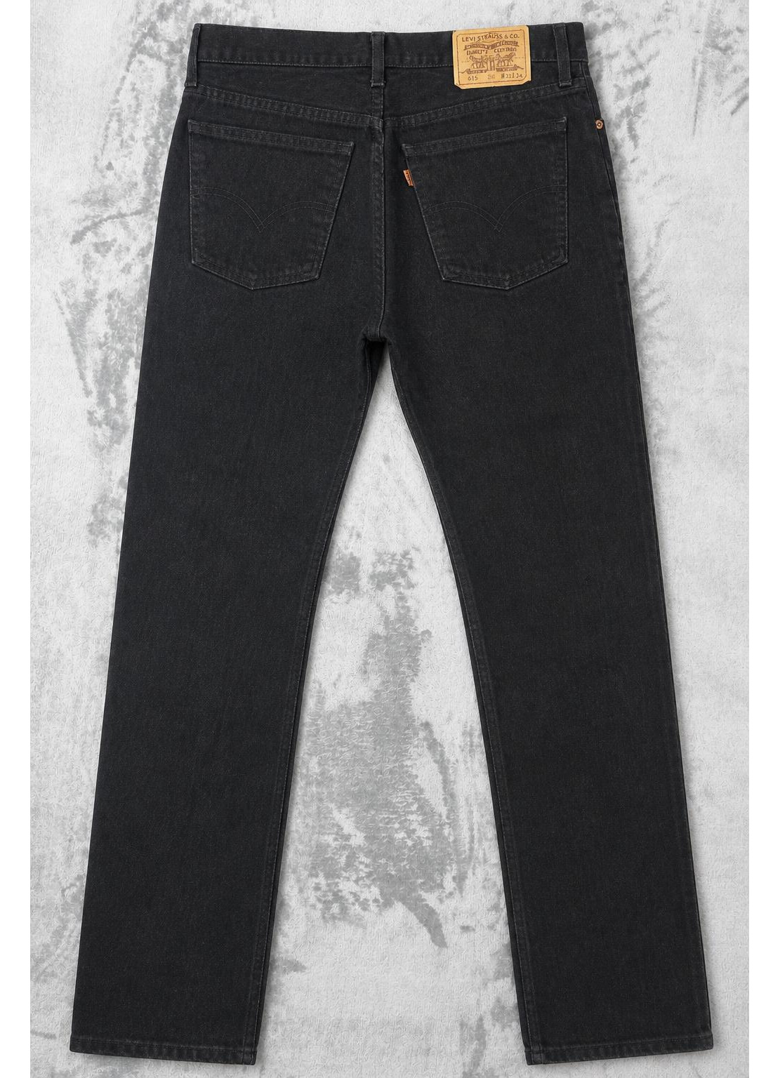 Vintage 90s Levi's 615 Orange Tab Black Straight Leg Jeans W33 L32 image 5