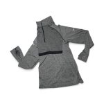 Nike Dri-fit Half Zip Running Longsleeve Grey Melange M