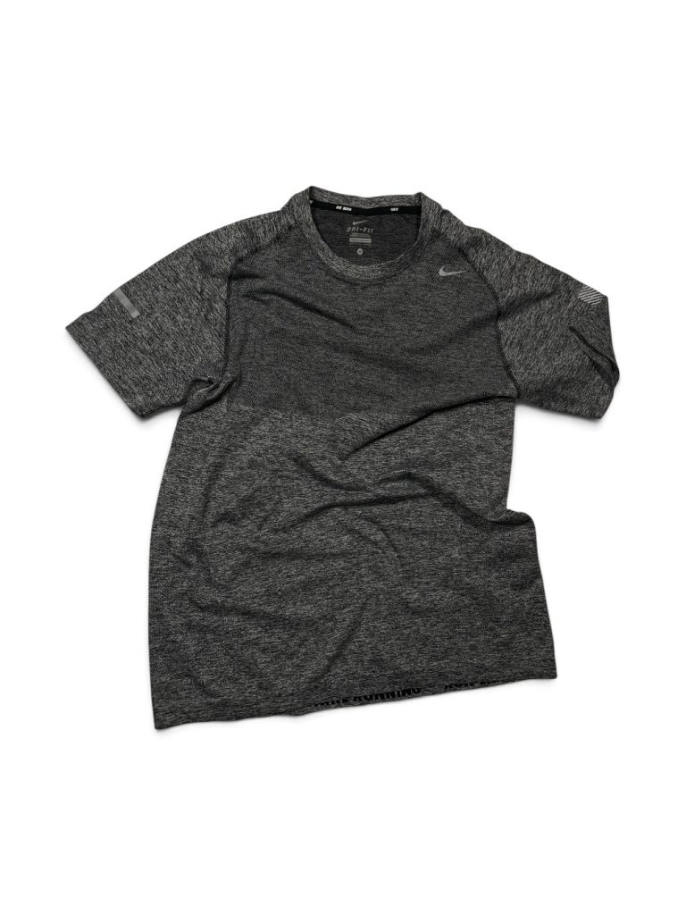 Nike Dri-fit Running T-Shirt Grey Melange M